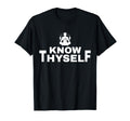 Know Thyself Symbol Yoga Mental Health T-Shirt - Minimalist Print Unisex - T-Shirt, Sweatshirt, Hoodie