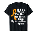 Adhd Awareness Attention Span T-Shirt - Minimalist Print for Adults - T-Shirt, Sweatshirt, Hoodie