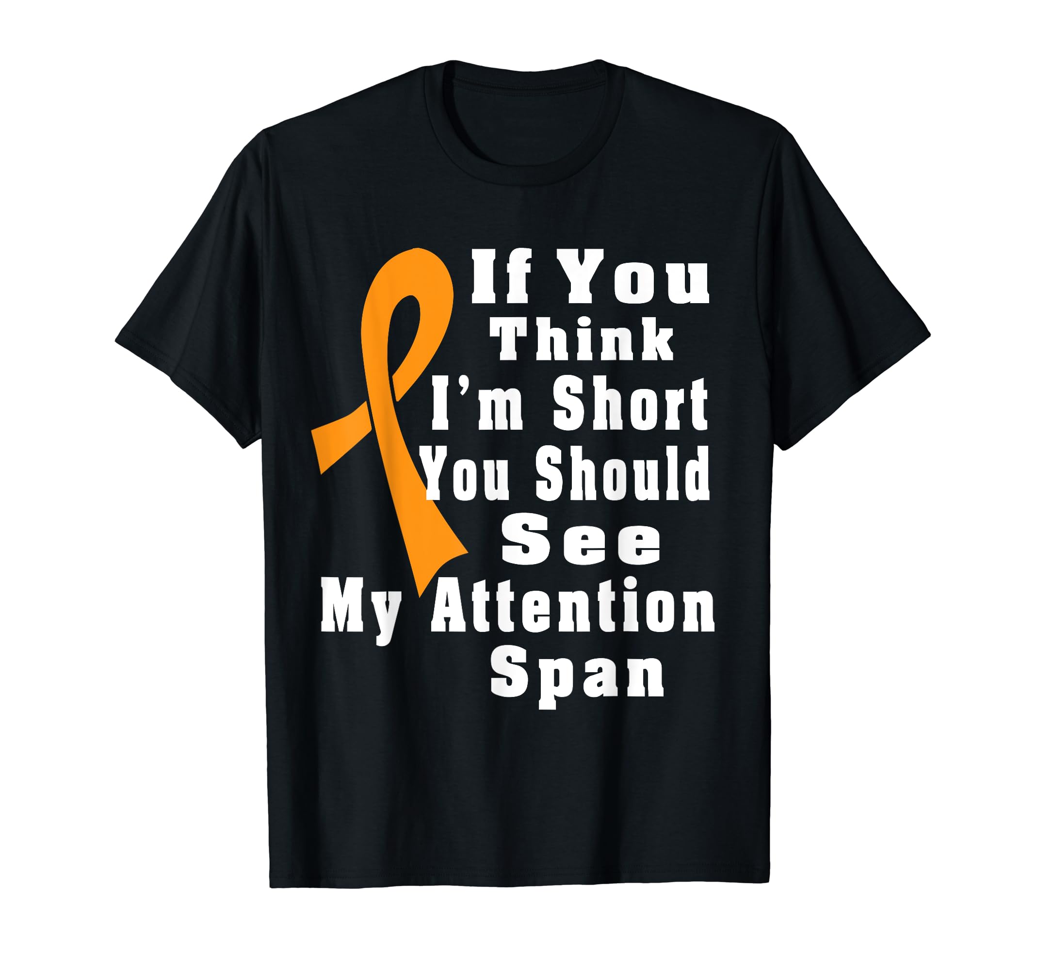 Adhd Awareness Attention Span T-Shirt - Minimalist Print for Adults - T-Shirt, Sweatshirt, Hoodie