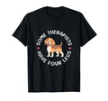 Some Therapist Have Four Legs Therapy Dog T-Shirt - Minimalist Print Unisex - T-Shirt, Sweatshirt, Hoodie