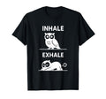 Funny Yoga Inhale Exhale Pooping T-Shirt - Fun Novelty Design Men Women - T-Shirt, Sweatshirt, Hoodie