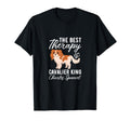 Best Therapy Is Cavalier King Charles T-Shirt - Custom Art Print Men Women - T-Shirt, Sweatshirt, Hoodie