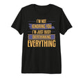 Overthinking Not Ignoring Ideal T-Shirt - Trendy Graphic Men Women - T-Shirt, Sweatshirt, Hoodie