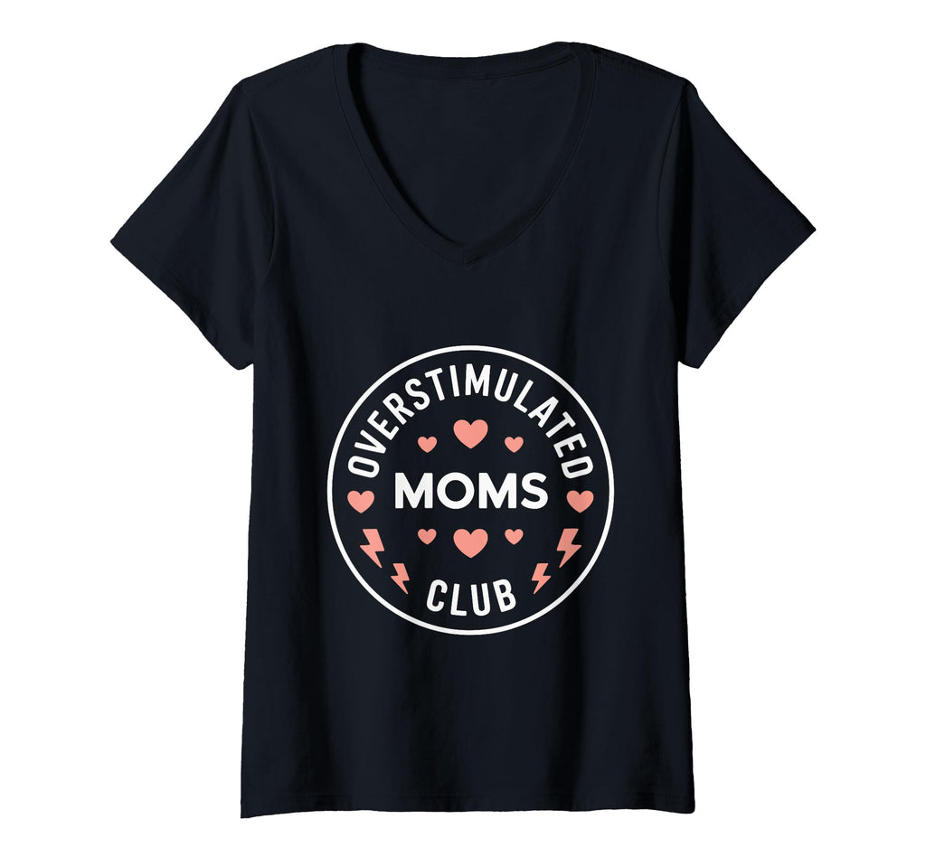 Groovy Overstimulated Moms Club Sweatshirt - Custom Art Print for Adults - T-Shirt, Sweatshirt, Hoodie