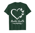 Mental Health Awareness Butterfly Heart T-Shirt - Streetwear Style Unisex - T-Shirt, Sweatshirt, Hoodie
