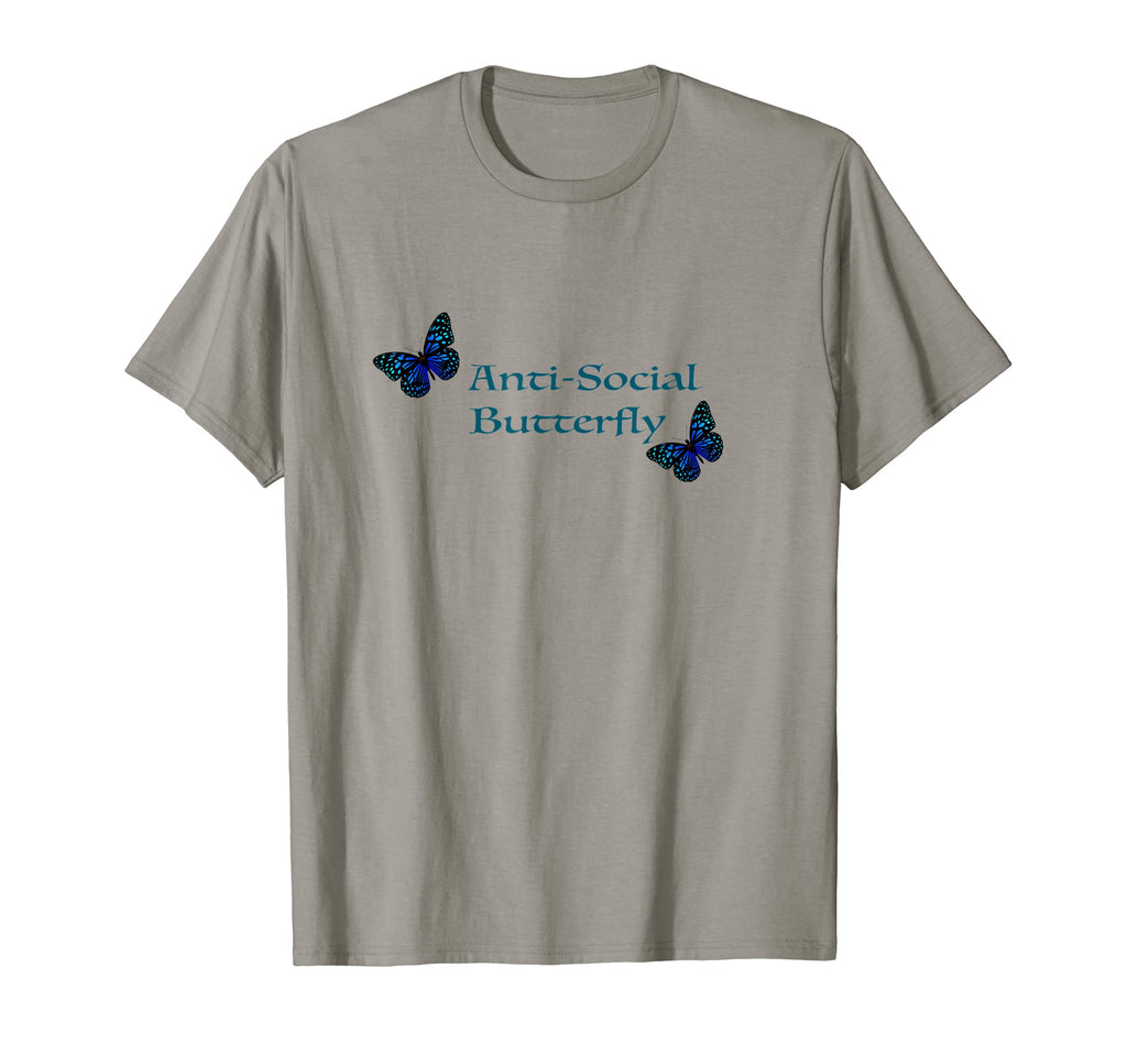Anti Social Butterfly T-Shirt - Graphic Print for Adults - T-Shirt, Sweatshirt, Hoodie