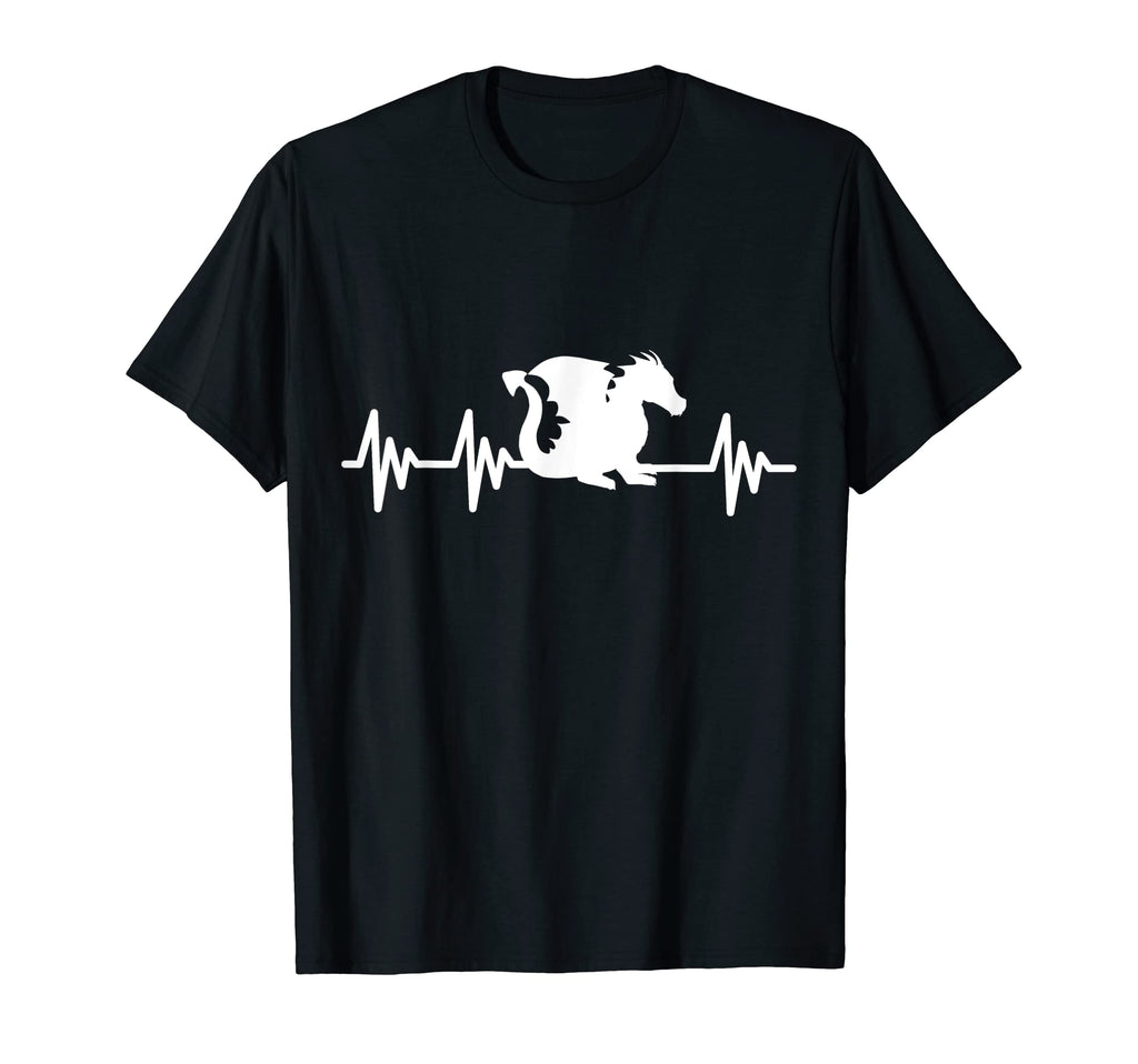 Dragon Heartbeat T-Shirt - Trendy Graphic for Adults - T-Shirt, Sweatshirt, Hoodie