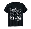 Books Dogs Coffee Bookworm Reading T-Shirt - Streetwear Style for Adults - T-Shirt, Sweatshirt, Hoodie