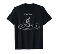 Im Fine Hand Sign Sarcastic Mental T-Shirt - Streetwear Style for Adults - T-Shirt, Sweatshirt, Hoodie