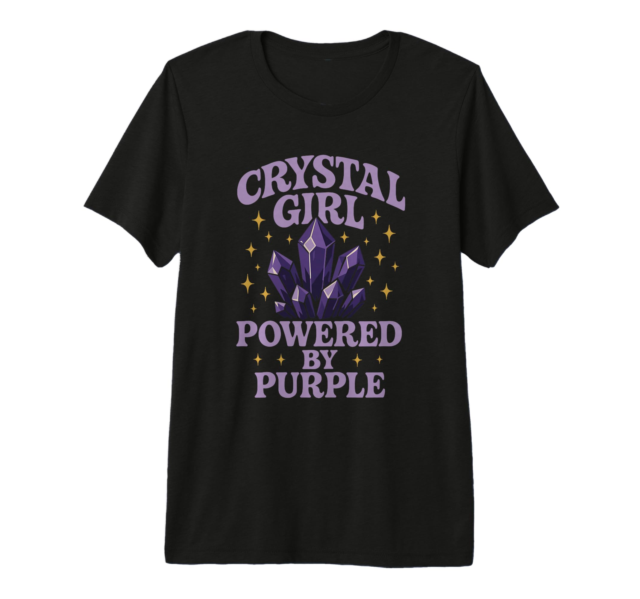 Amethyst Addict Healing Crystal T-Shirt - Custom Art Print for Adults - T-Shirt, Sweatshirt, Hoodie