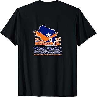 Horseshoe Pitchers NHPA 2026 World Tournament Logo on Back T-Shirt Unisex T-shirt, Sweatshirt, Hoodie, Long Sleeve Tee - T-Shirt, Sweatshirt, Hoodie