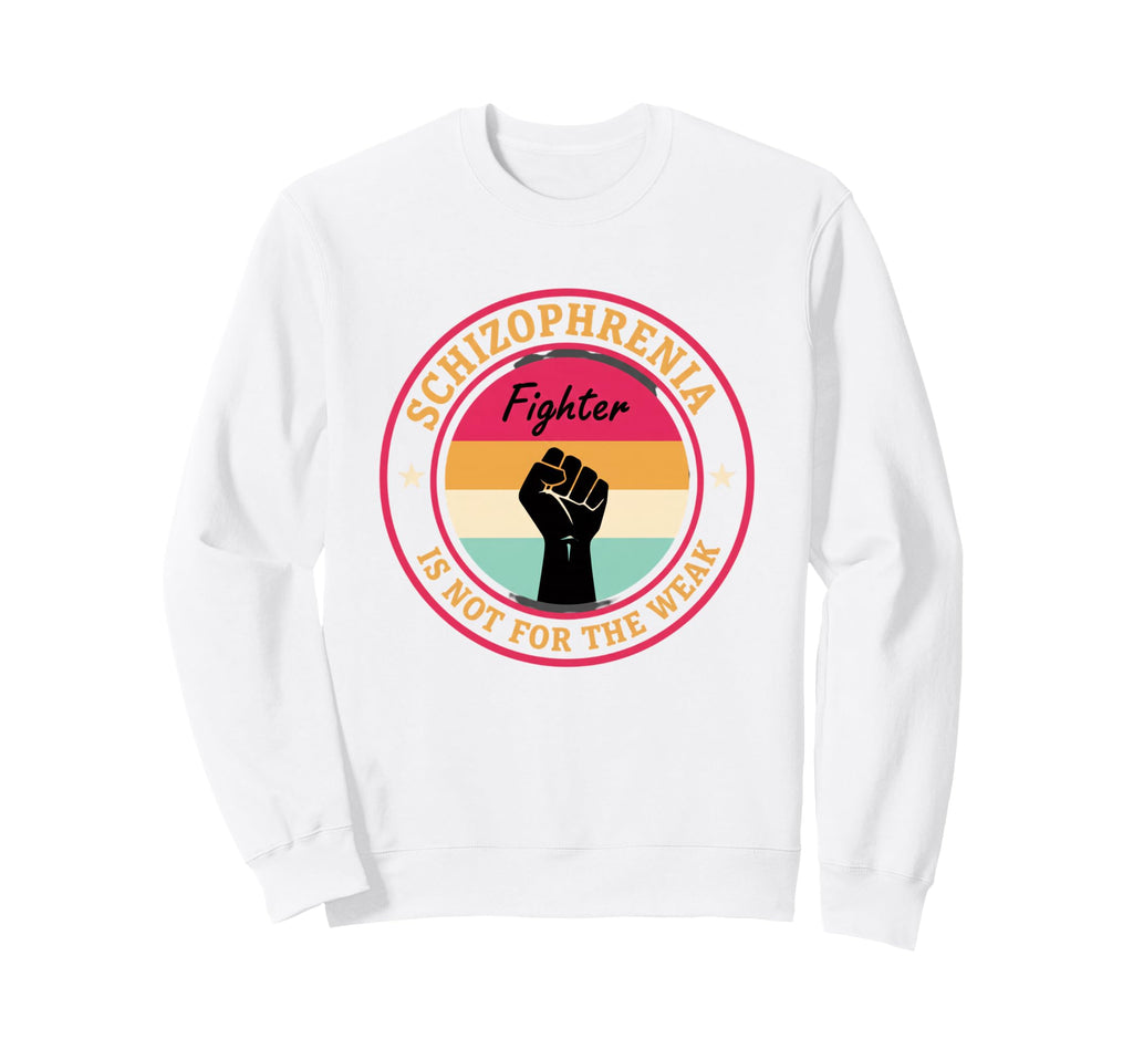 Schizophrenia Awareness Fighter Sweatshirt - Aesthetic Graphic Men Women - T-Shirt, Sweatshirt, Hoodie