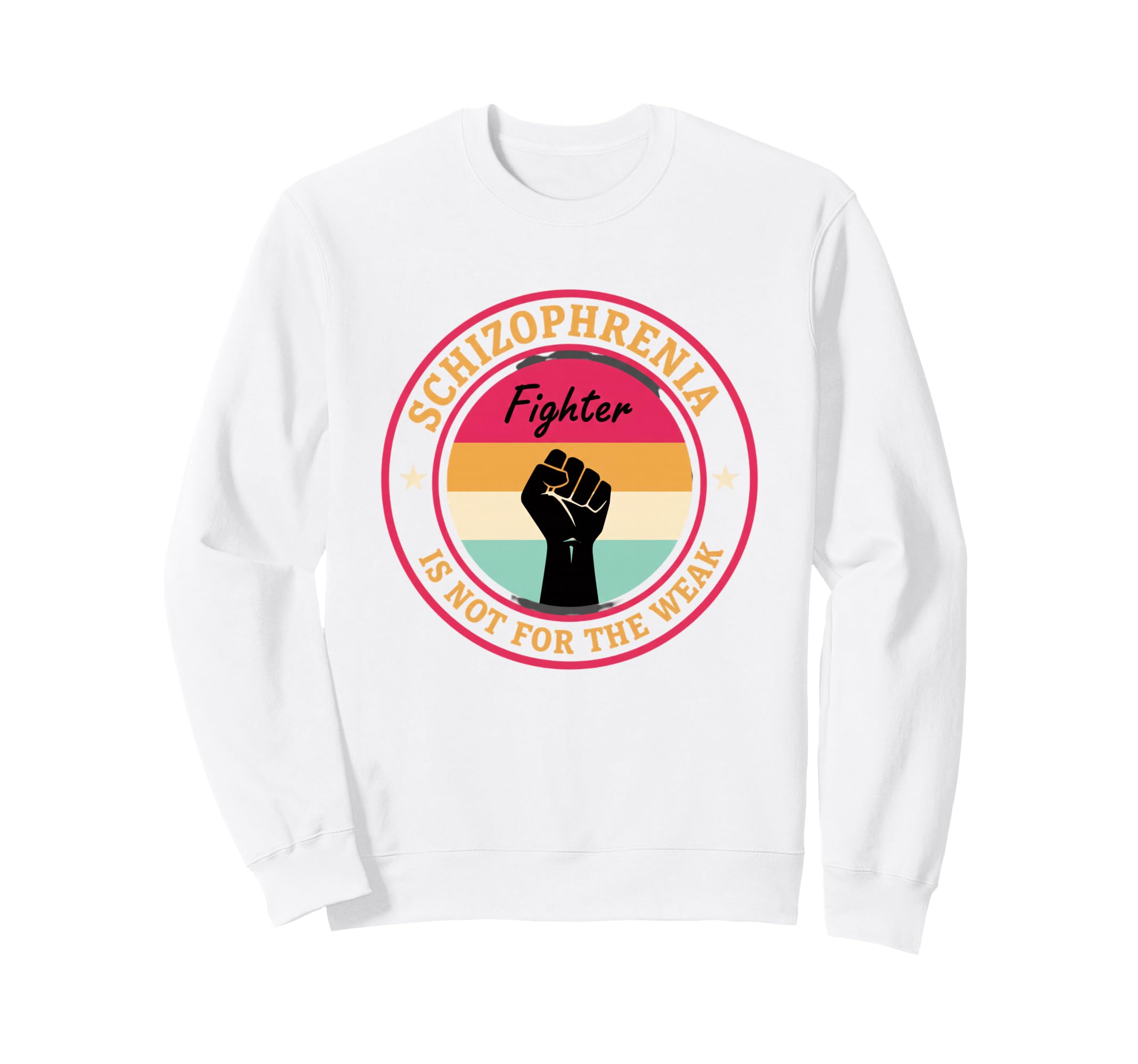 Schizophrenia Awareness Fighter Sweatshirt - Aesthetic Graphic Men Women - T-Shirt, Sweatshirt, Hoodie