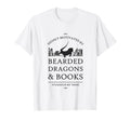 Highly Motivated Bearded Dragons And Books T-Shirt - Novelty Apparel Unisex - T-Shirt, Sweatshirt, Hoodie