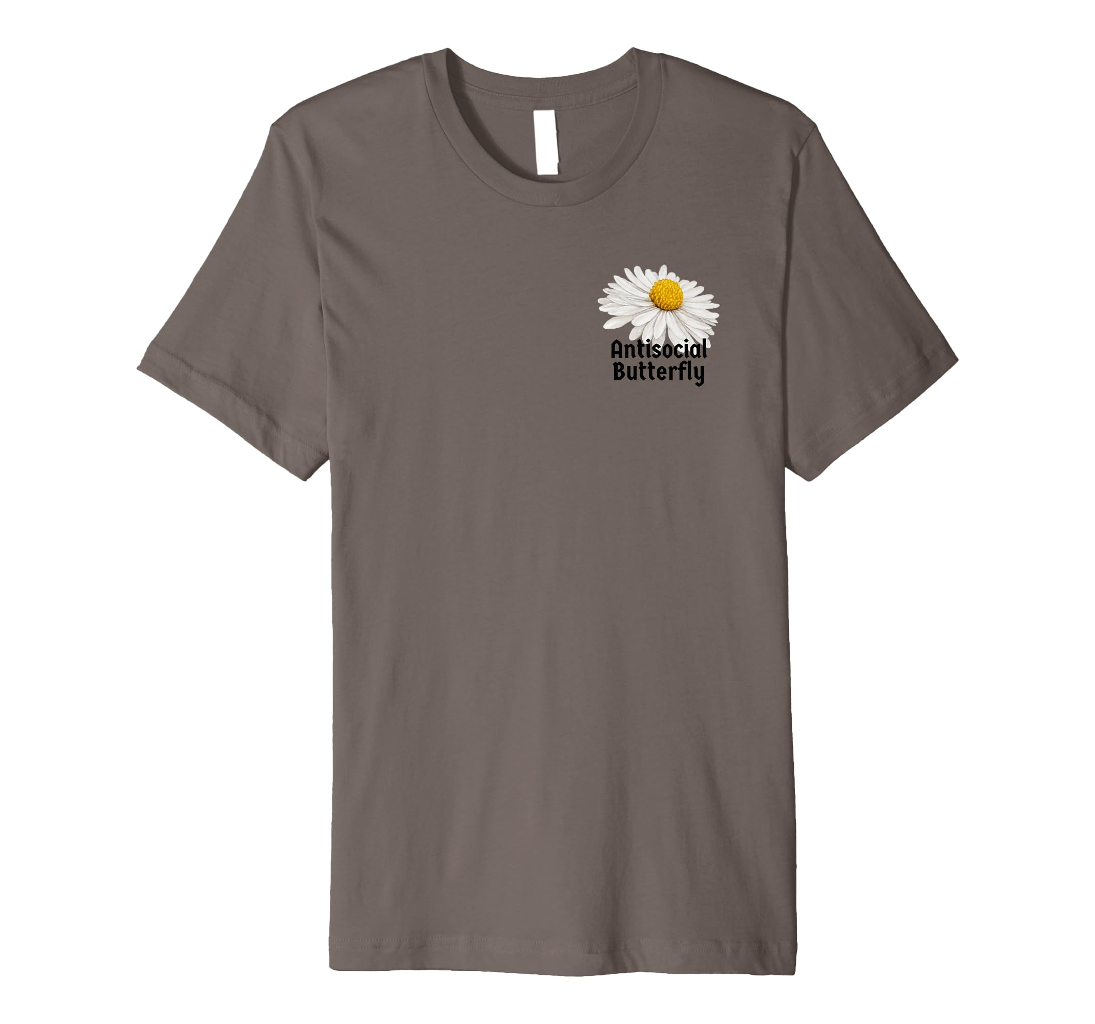 Botanical Antisocial Butterfly T-Shirt - Unique Graphic for Adults - T-Shirt, Sweatshirt, Hoodie