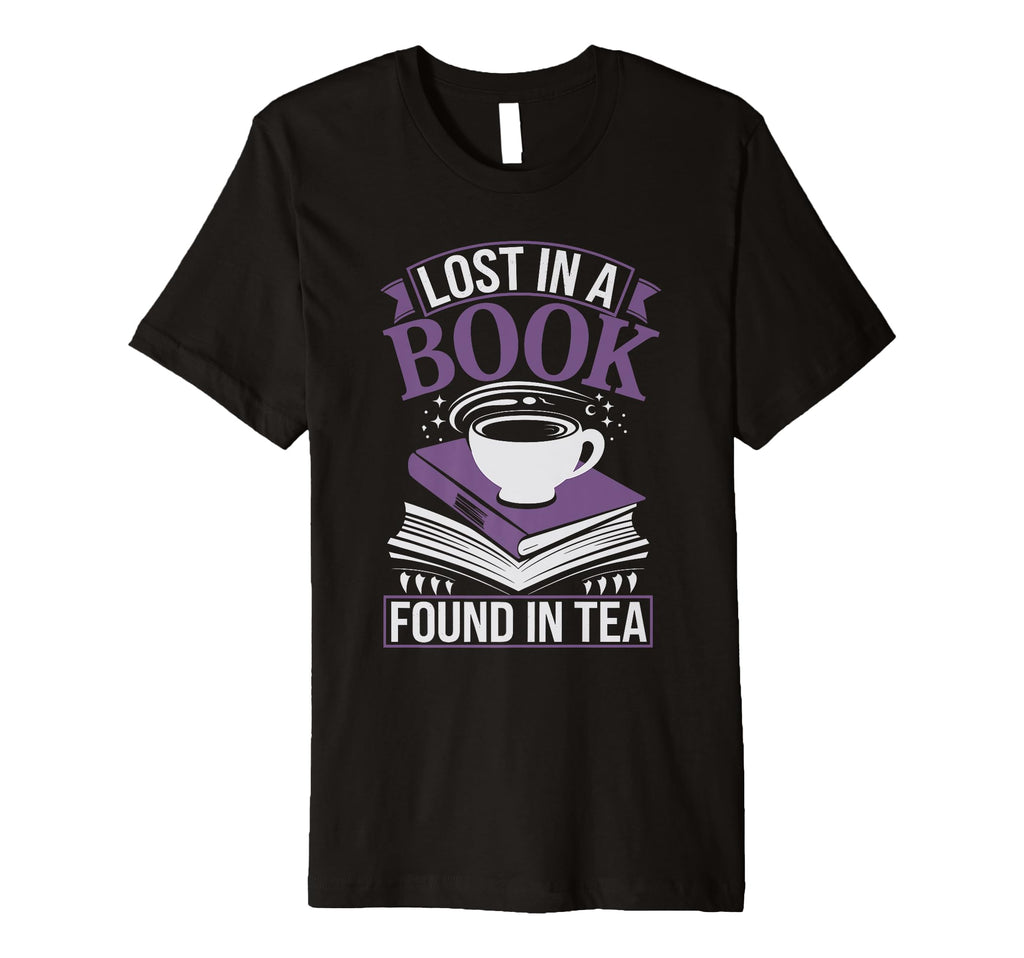 Tea And Literature Cozy Reading T-Shirt - Fun Novelty Design for Adults - T-Shirt, Sweatshirt, Hoodie