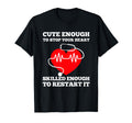 Enough To Stop Your Heart Skilled T-Shirt - Aesthetic Graphic Men Women - T-Shirt, Sweatshirt, Hoodie
