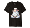 Meditation Sheep Yoga Pose Relaxing T-Shirt - Minimalist Print for Adults - T-Shirt, Sweatshirt, Hoodie