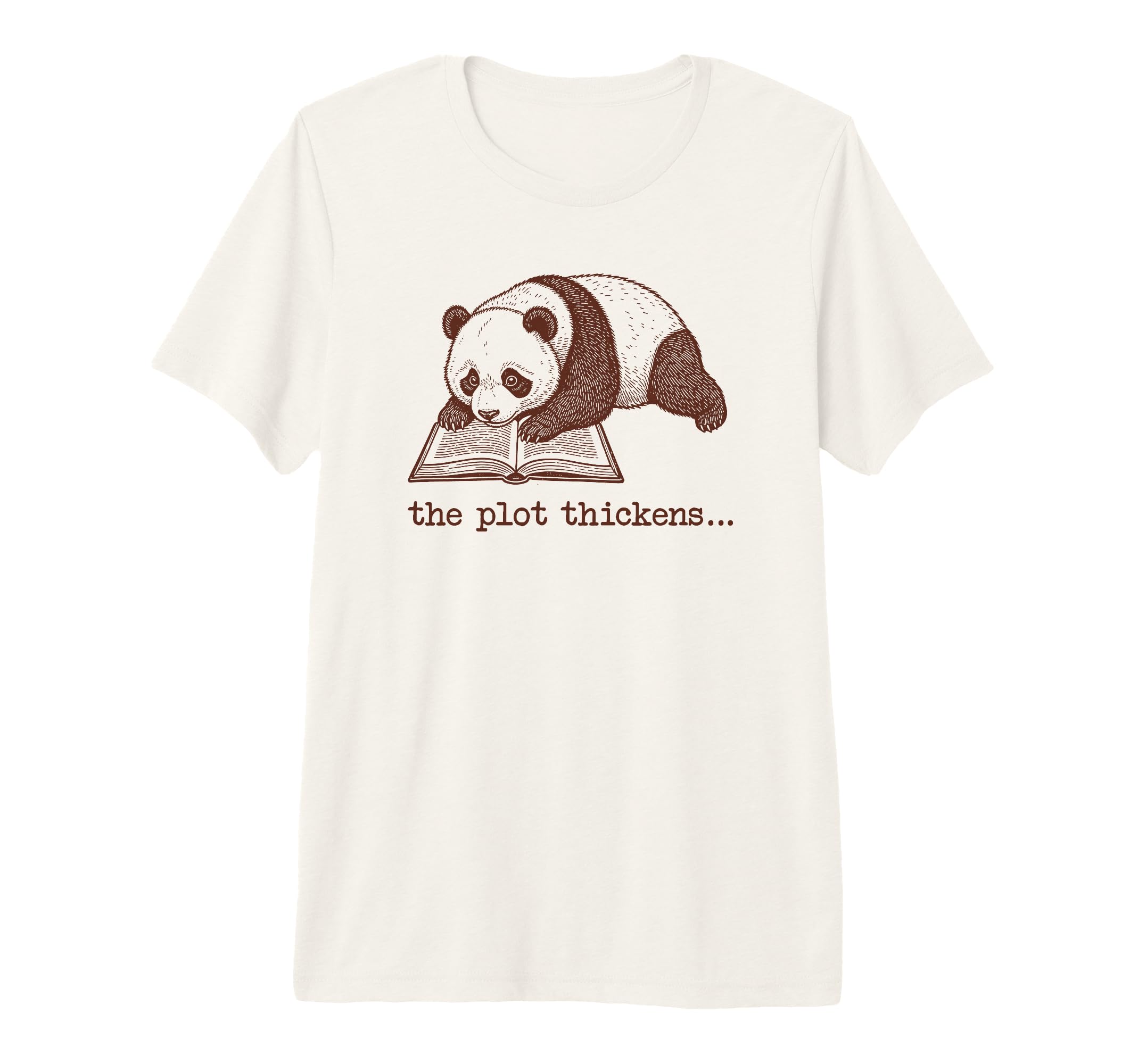 Bookish Panda Reading Fiction Novel T-Shirt - Streetwear Style Men Women - T-Shirt, Sweatshirt, Hoodie