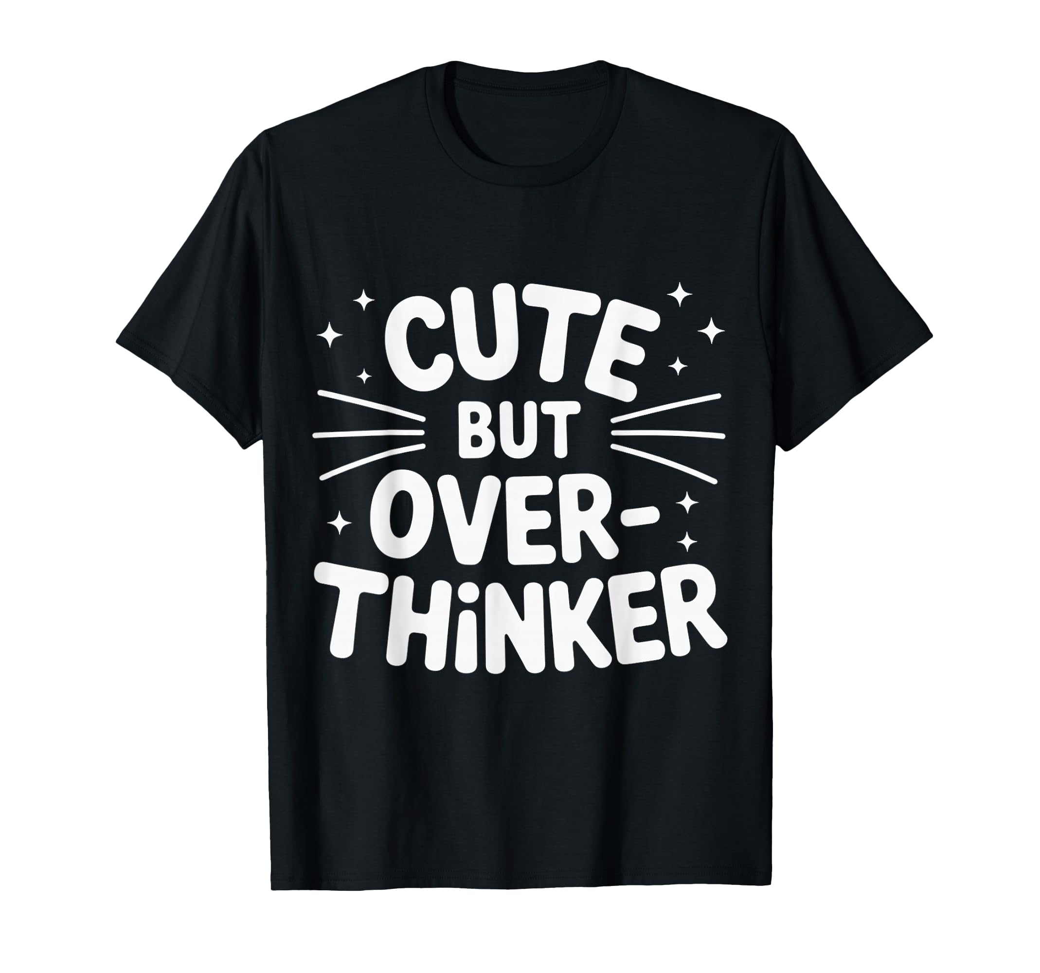 Overthinking Mind Self Awareness T-Shirt - Minimalist Print Unisex - T-Shirt, Sweatshirt, Hoodie