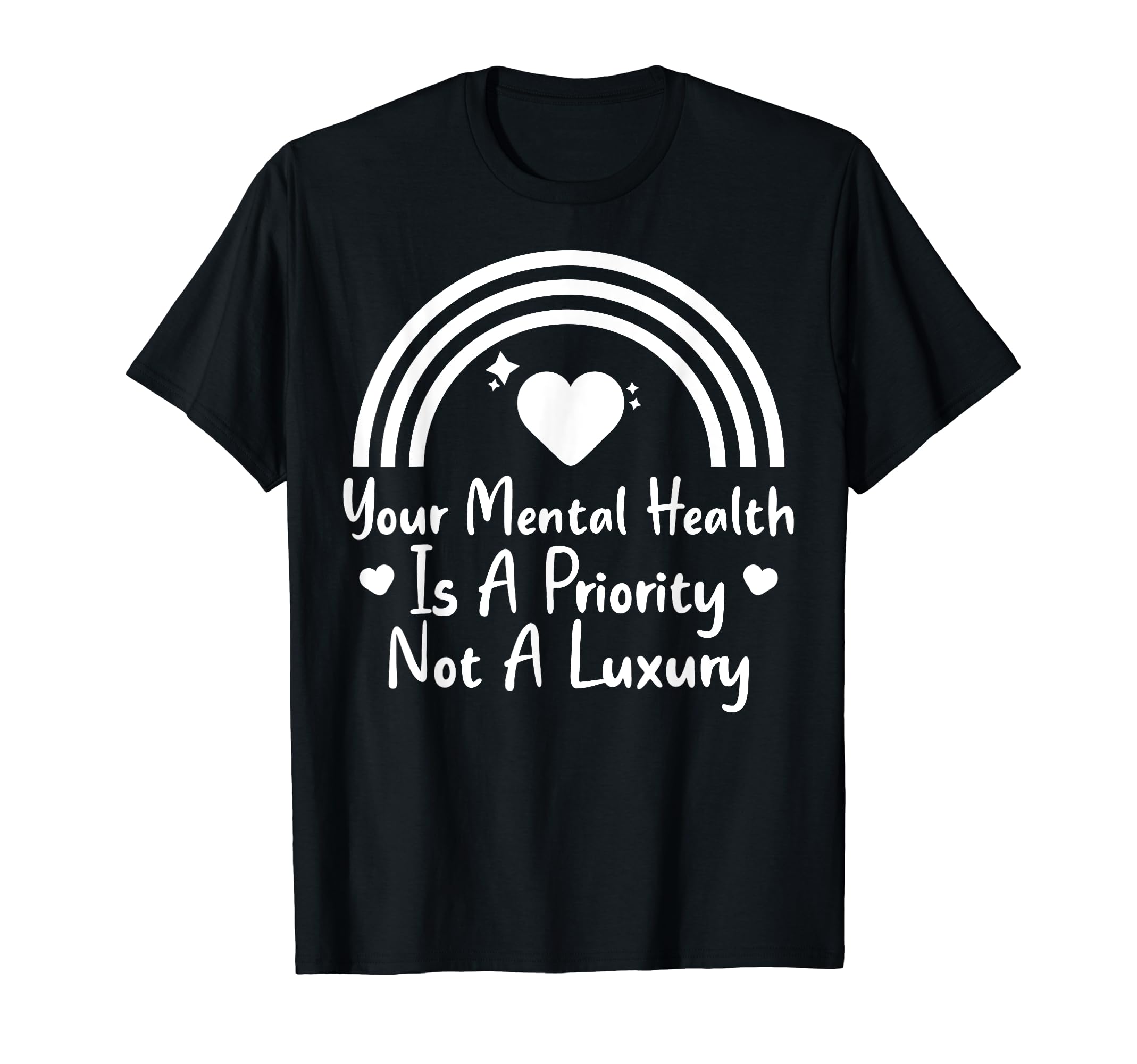 Mental Health Priority Depression T-Shirt - Trendy Graphic for Adults - T-Shirt, Sweatshirt, Hoodie