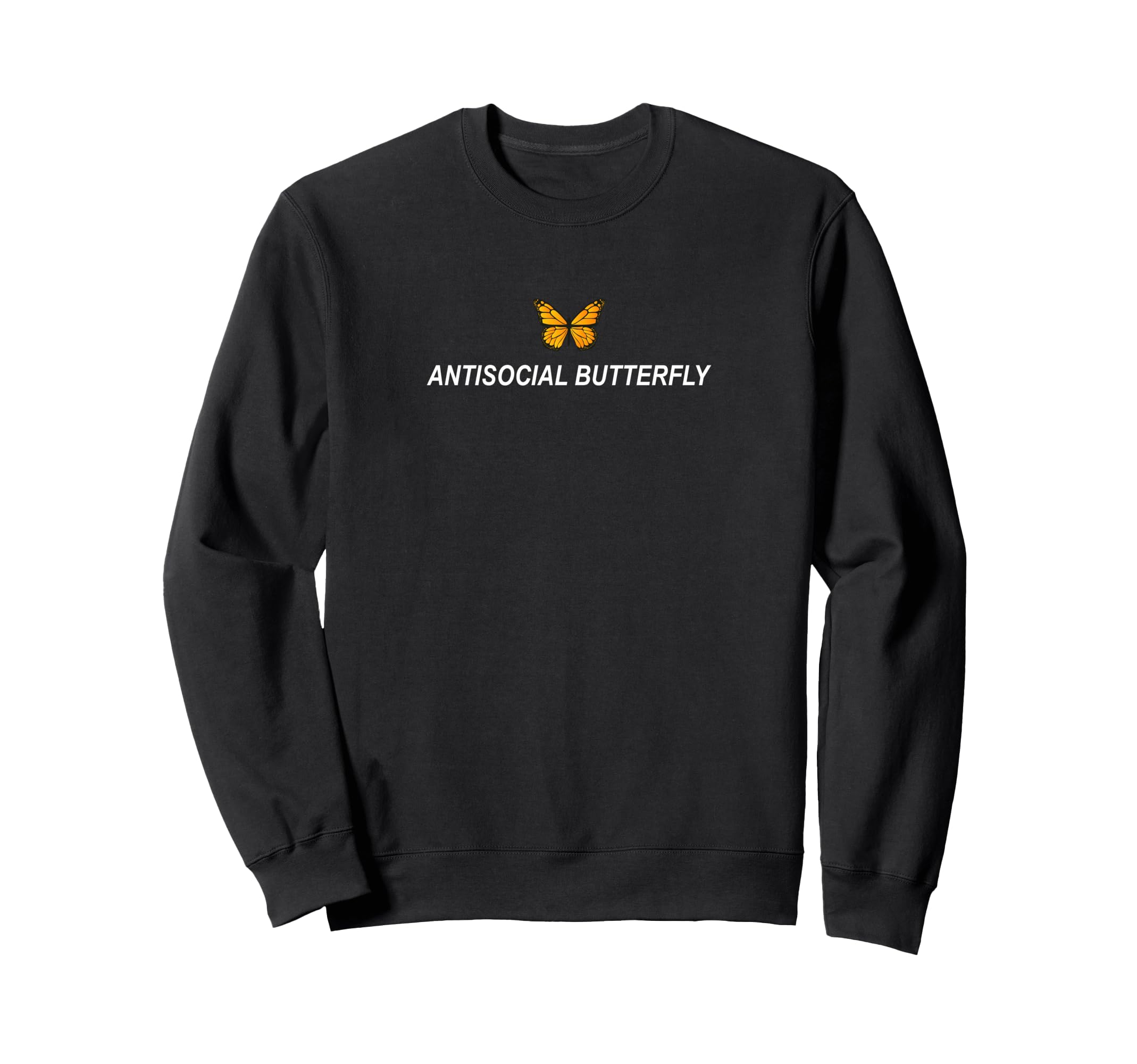 Antisocial Butterfly Introvert Sweatshirt - Novelty Apparel Unisex - T-Shirt, Sweatshirt, Hoodie