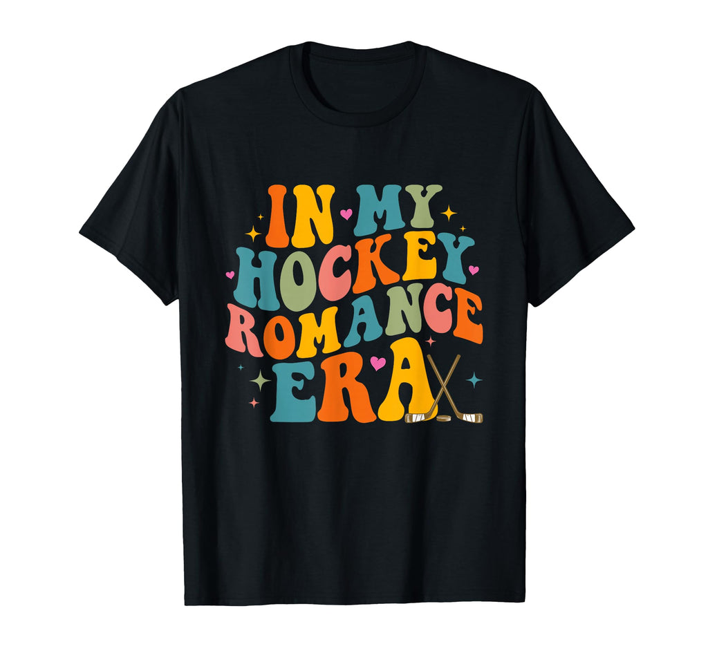 My Hockey Romance Era Groovy Game Day T-Shirt - Unique Graphic Men Women - T-Shirt, Sweatshirt, Hoodie
