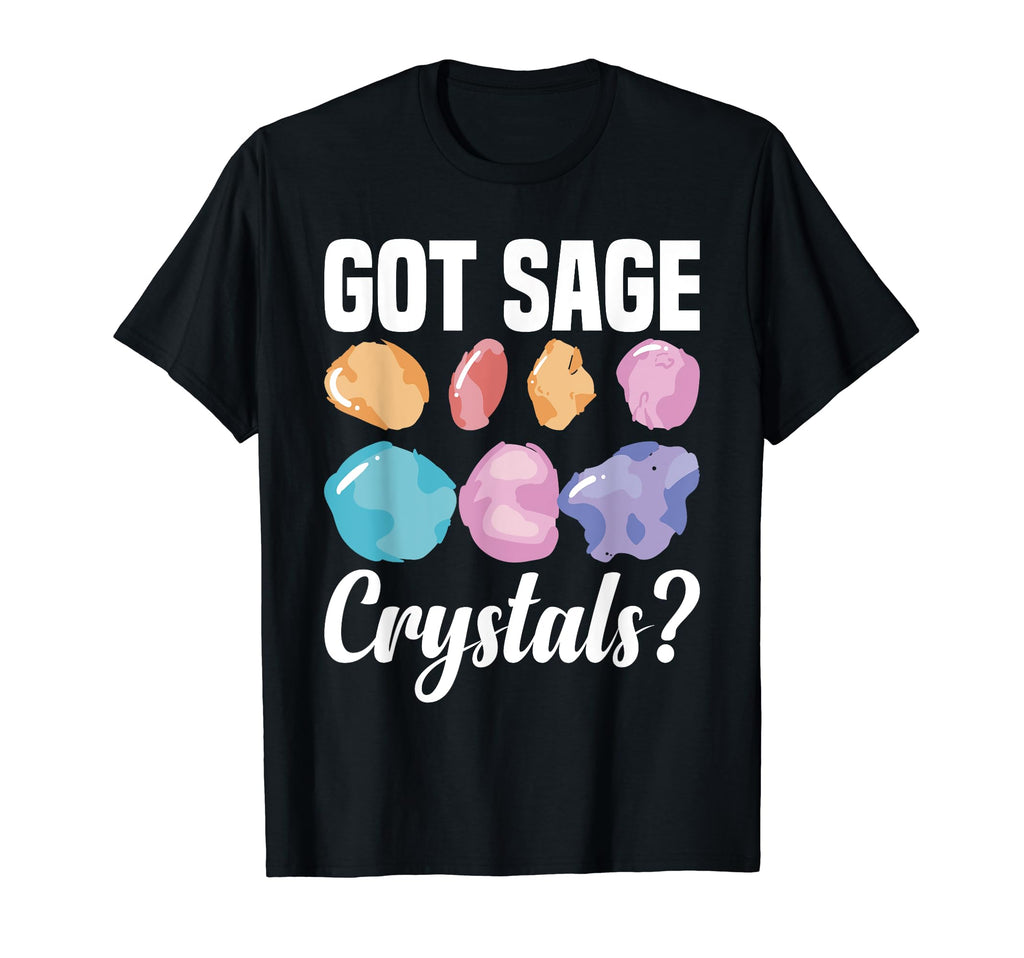 Crystal Healing Sage Crystal Reiki T-Shirt - Custom Art Print Unisex - T-Shirt, Sweatshirt, Hoodie