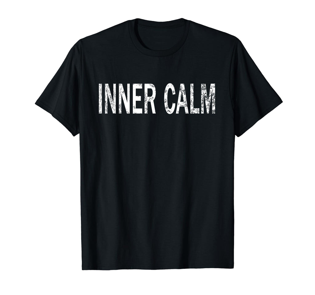 Inner Calm Distressed Mindfulness T-Shirt - Minimalist Print Men Women - T-Shirt, Sweatshirt, Hoodie
