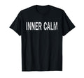 Inner Calm Distressed Mindfulness T-Shirt - Minimalist Print Men Women - T-Shirt, Sweatshirt, Hoodie