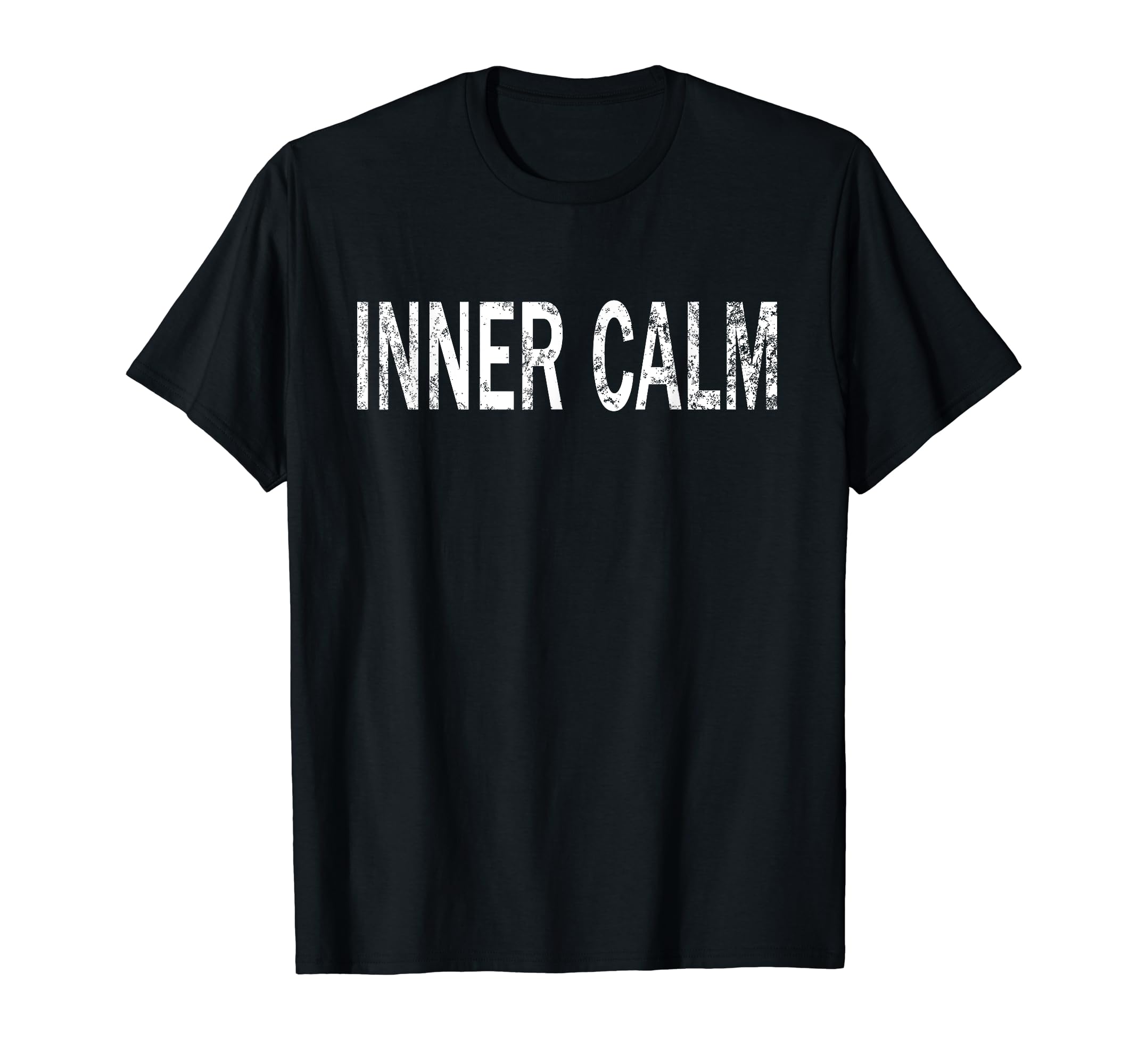 Inner Calm Distressed Mindfulness T-Shirt - Minimalist Print Men Women - T-Shirt, Sweatshirt, Hoodie