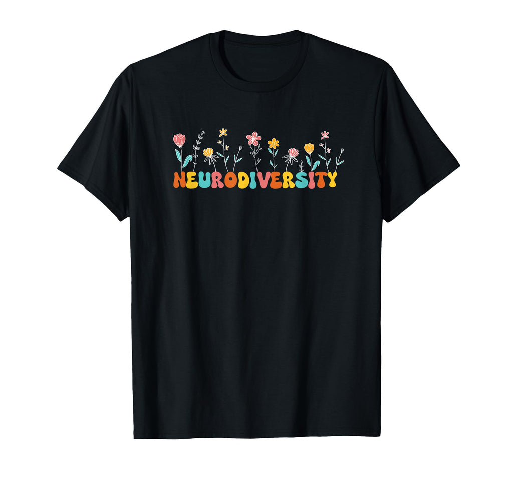 Rbt Neurodivergent Floral Autism Therapy T-Shirt - Minimalist Print Unisex - T-Shirt, Sweatshirt, Hoodie