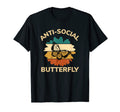 Anti Social Butterfly Introvert Aesthetic T-Shirt - Trendy Graphic Unisex - T-Shirt, Sweatshirt, Hoodie
