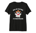 Hold Partner Im Overstimulated Ghost T-Shirt - Trendy Graphic for Adults - T-Shirt, Sweatshirt, Hoodie