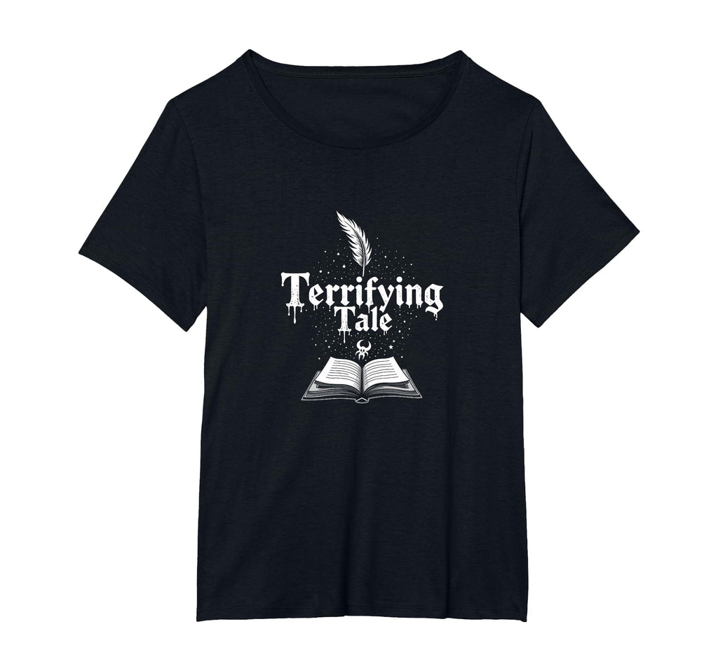 Halloween Literature Terrifying Tale T-Shirt - Graphic Print for Adults - T-Shirt, Sweatshirt, Hoodie