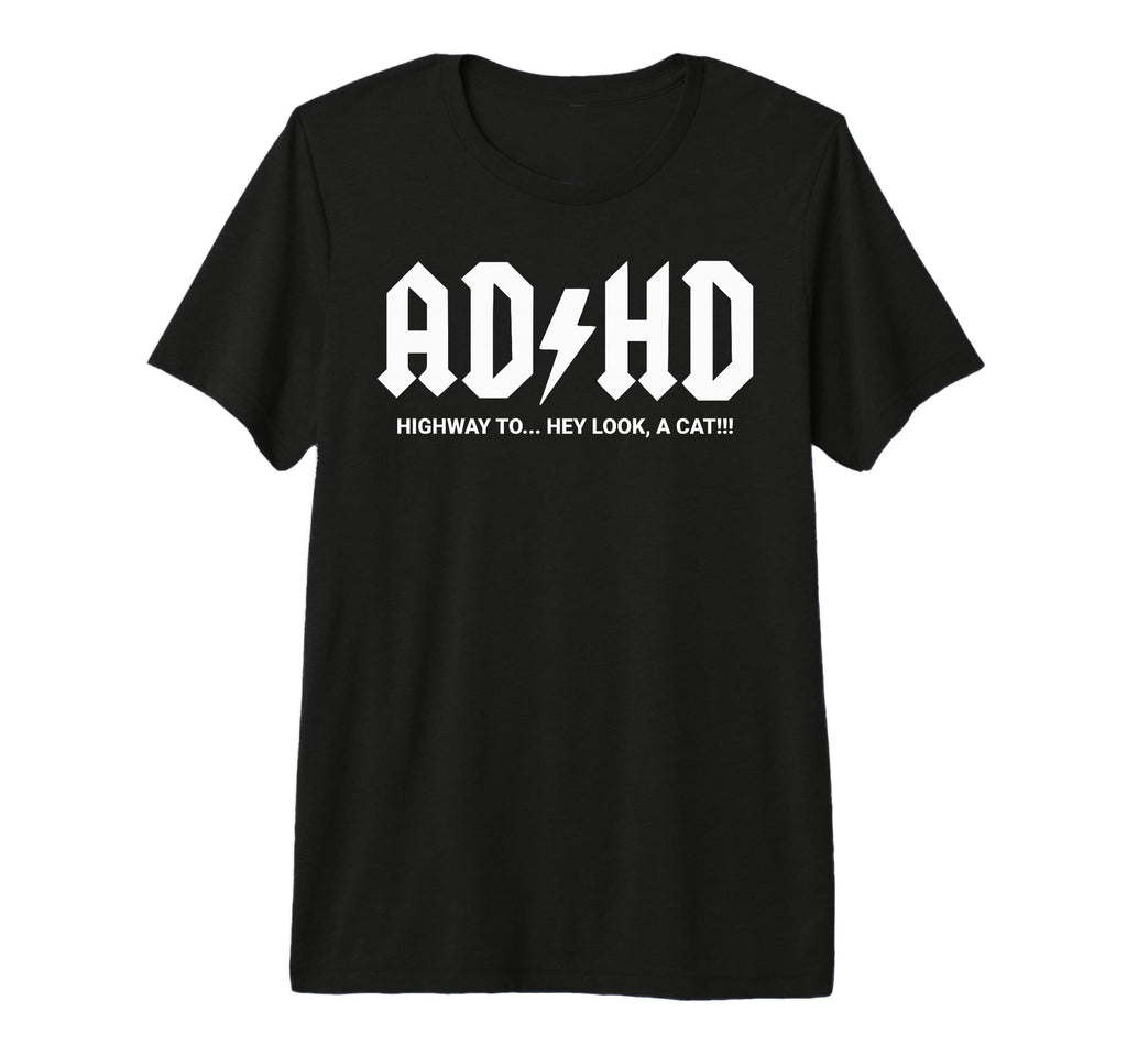 Adhd Chaos Mode Funny Cat Distraction T-Shirt - Novelty Apparel for Adults - T-Shirt, Sweatshirt, Hoodie