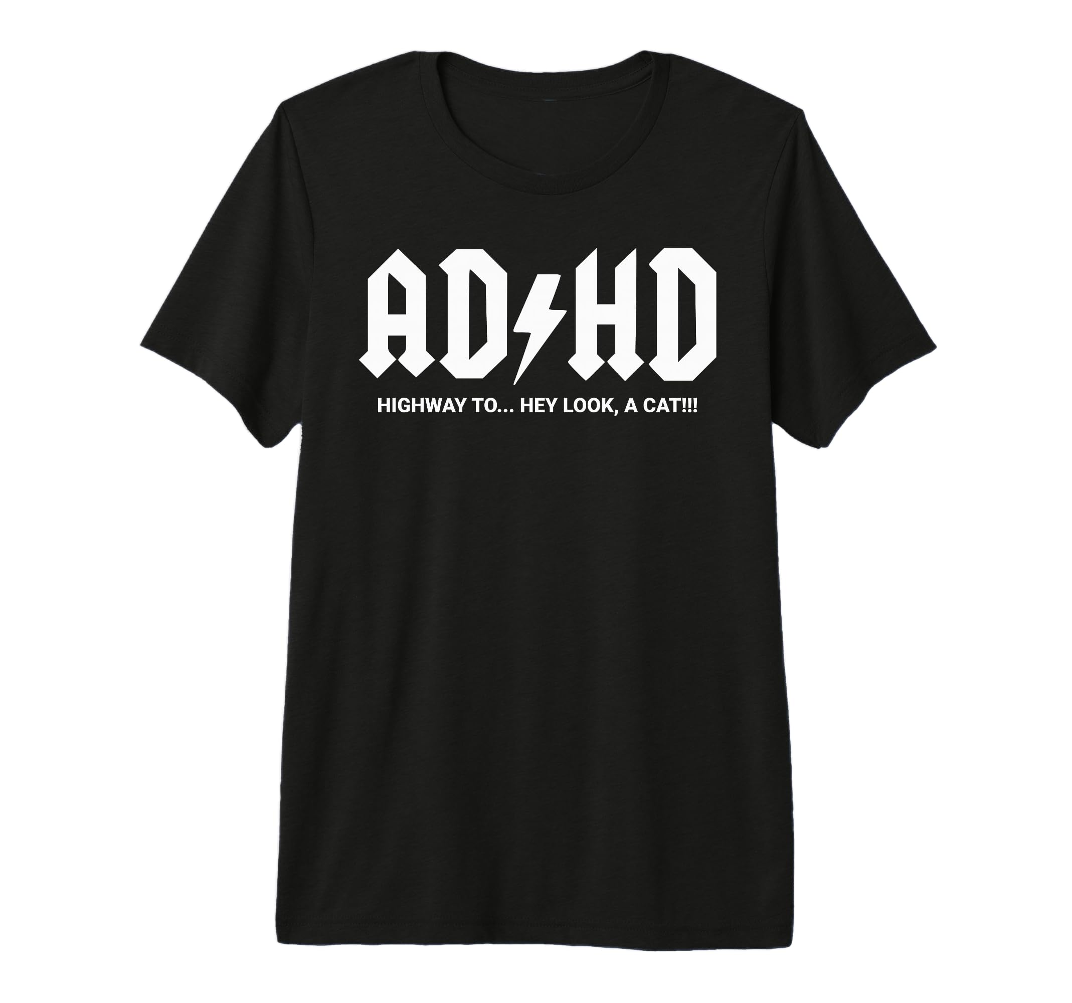 Adhd Chaos Mode Funny Cat Distraction T-Shirt - Novelty Apparel for Adults - T-Shirt, Sweatshirt, Hoodie
