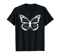 White And Black Butterfly T-Shirt - Aesthetic Graphic Men Women - T-Shirt, Sweatshirt, Hoodie