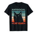 Antisocial Cat Club Introvert Cat Lover T-Shirt - Streetwear Style Unisex - T-Shirt, Sweatshirt, Hoodie