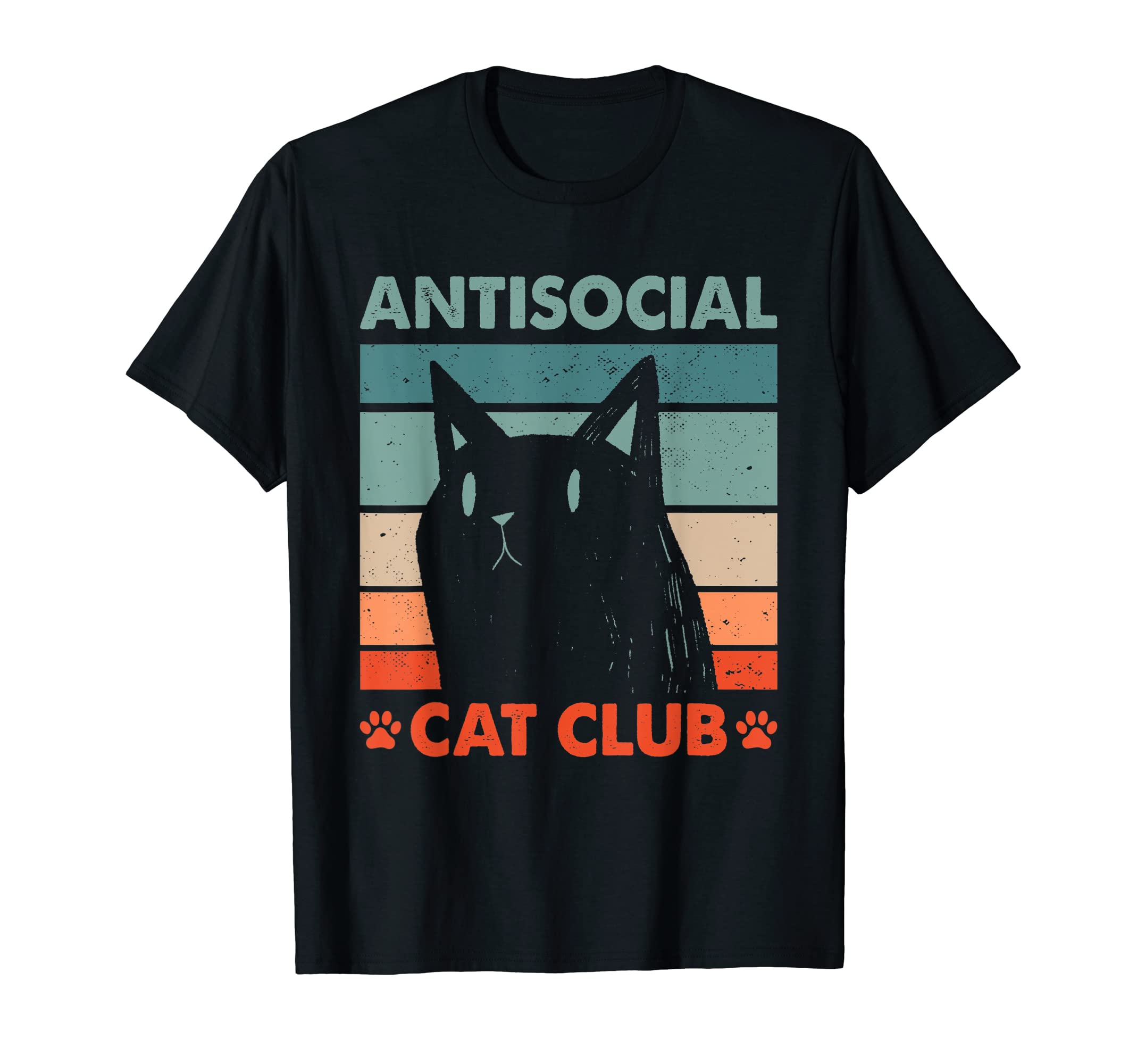 Antisocial Cat Club Introvert Cat Lover T-Shirt - Streetwear Style Unisex - T-Shirt, Sweatshirt, Hoodie