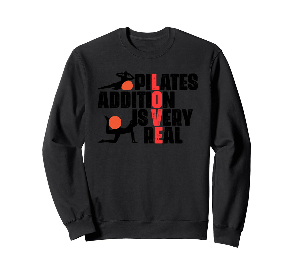 Pilates Exercise Fitness Workout Sweatshirt - Custom Art Print Men Women - T-Shirt, Sweatshirt, Hoodie
