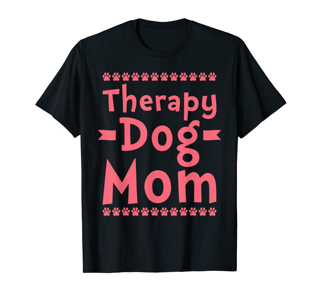 Therapy Dog Therapy Dog Mom T-Shirt - Minimalist Print Unisex - T-Shirt, Sweatshirt, Hoodie