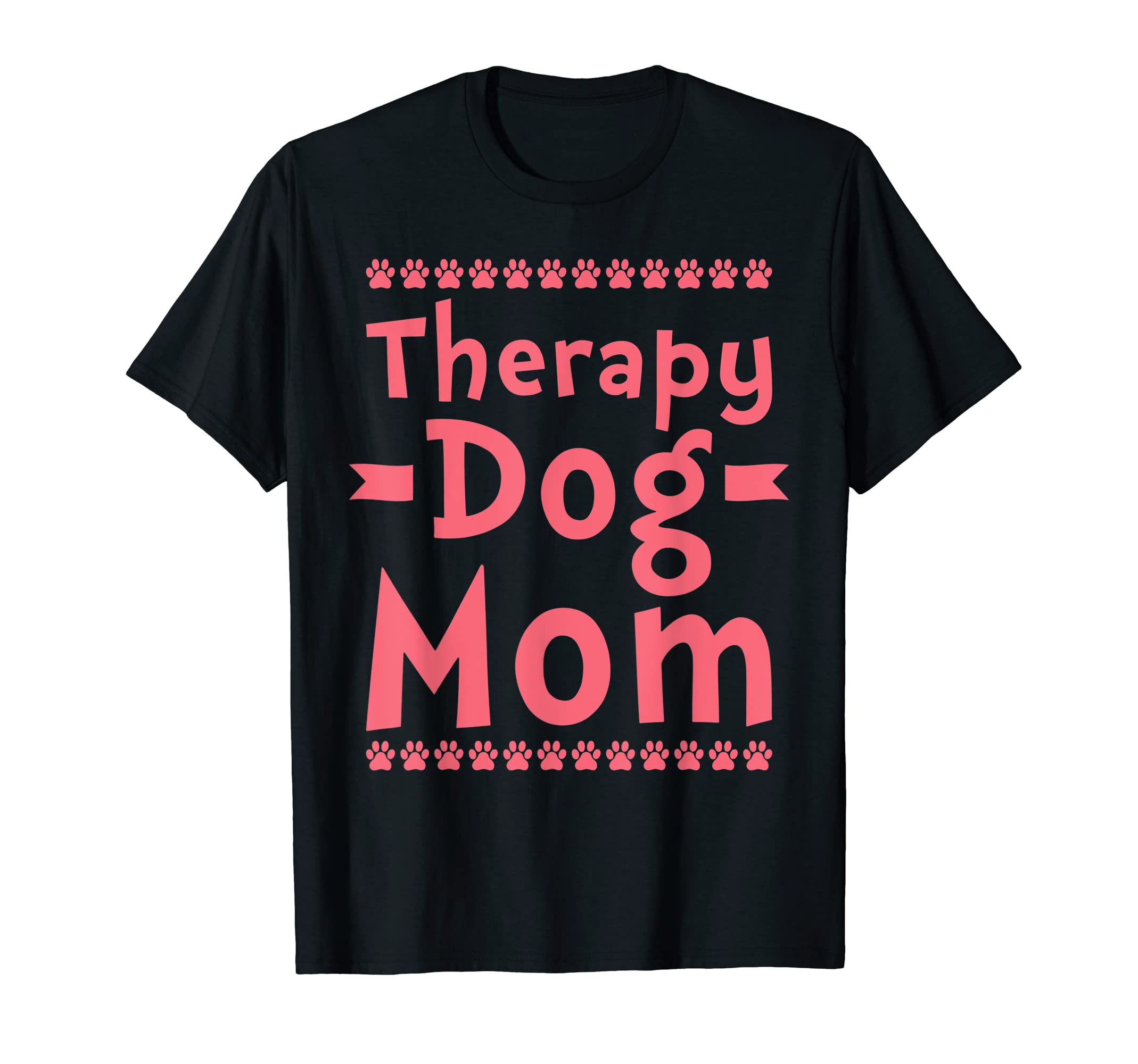 Therapy Dog Therapy Dog Mom T-Shirt - Minimalist Print Unisex - T-Shirt, Sweatshirt, Hoodie