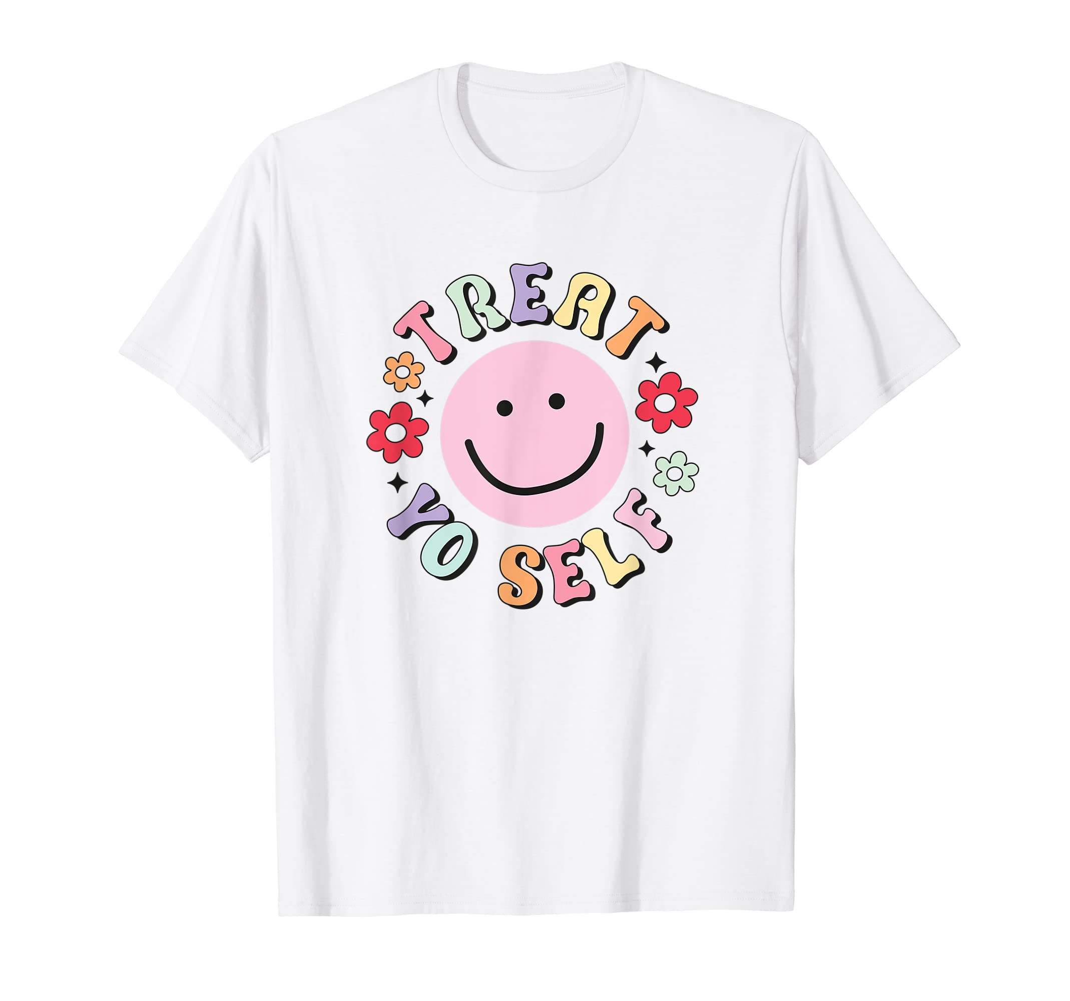 Self Love Club Groovy Self Care Treat T-Shirt - Trendy Graphic Men Women - T-Shirt, Sweatshirt, Hoodie