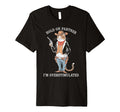 Funny Hold Partner Im Overstimulated T-Shirt - Novelty Apparel for Adults - T-Shirt, Sweatshirt, Hoodie