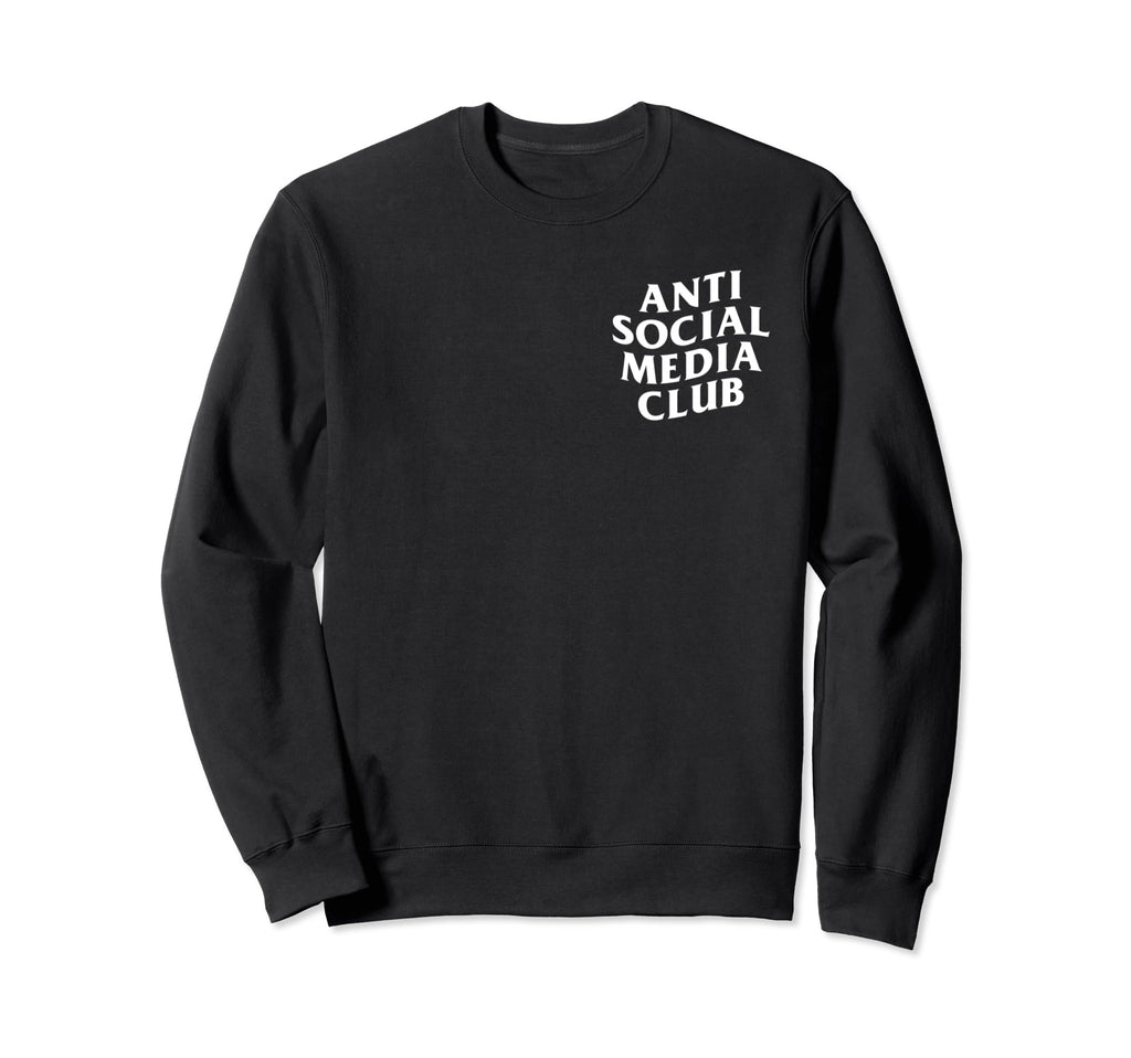 Anti Social Media Club Sweatshirt - Casual Everyday Wear for Adults - T-Shirt, Sweatshirt, Hoodie