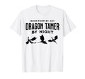 Bookworm Day Dragon Tamer Night Dragon T-Shirt - Minimalist Print Unisex - T-Shirt, Sweatshirt, Hoodie