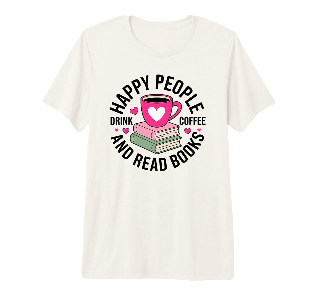 Coffee Addict Book Lover Reading T-Shirt - Graphic Print for Adults - T-Shirt, Sweatshirt, Hoodie