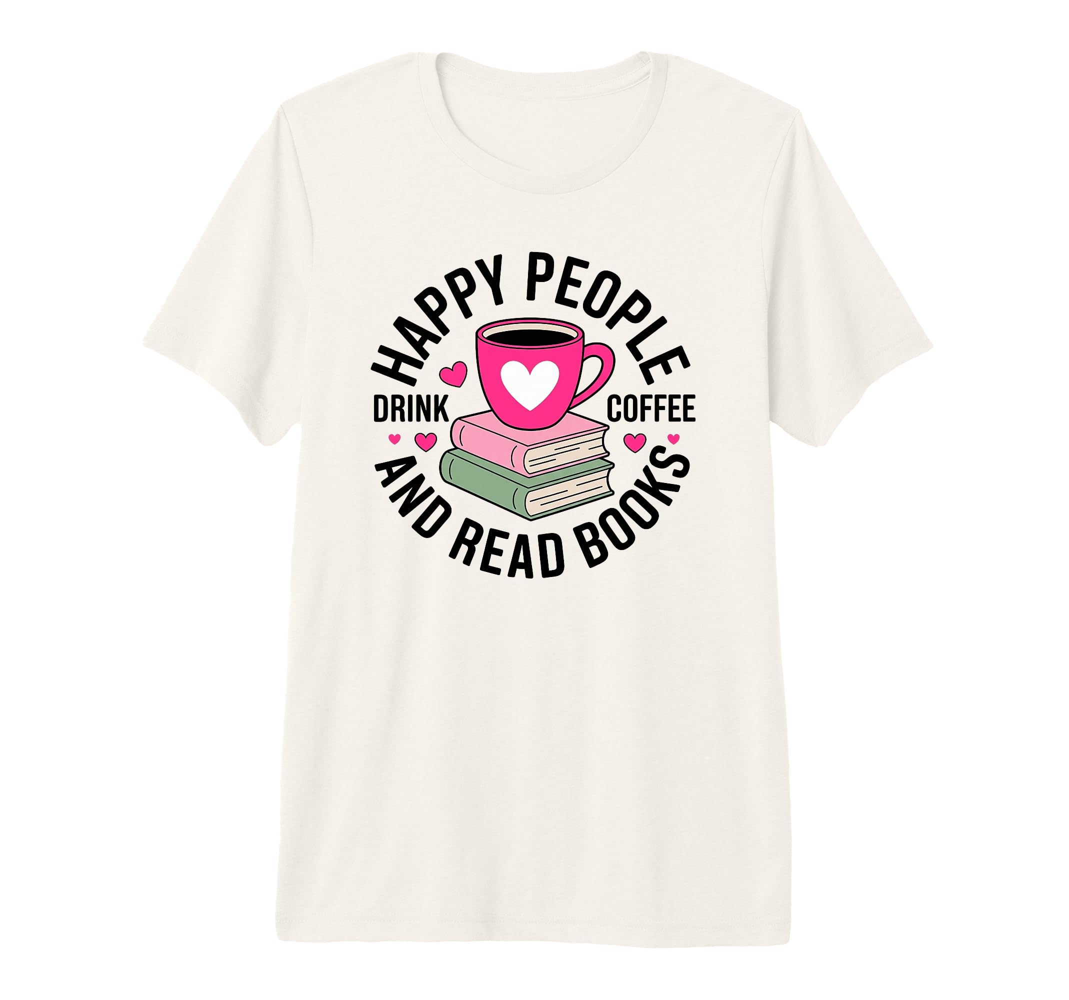 Coffee Addict Book Lover Reading T-Shirt - Graphic Print for Adults - T-Shirt, Sweatshirt, Hoodie