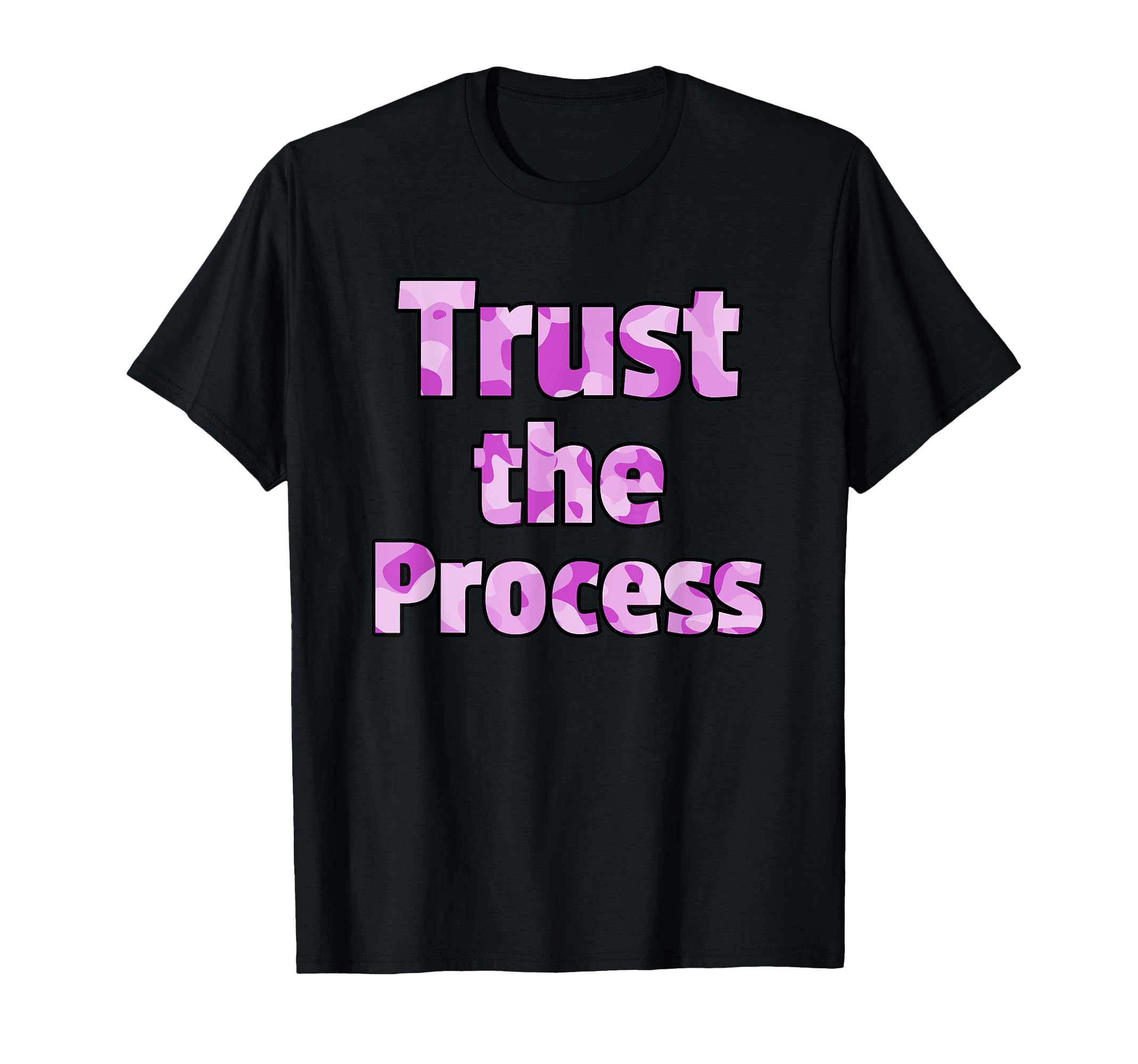 Trust Process Purple Camo Recovery T-Shirt - Custom Art Print for Adults - T-Shirt, Sweatshirt, Hoodie